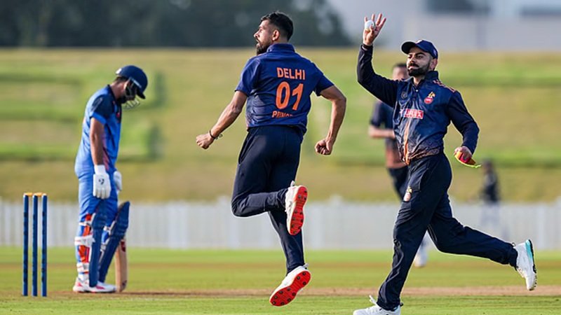 Delhi Cricket Team vs Saurashtra Cricket Team Match Scorecard